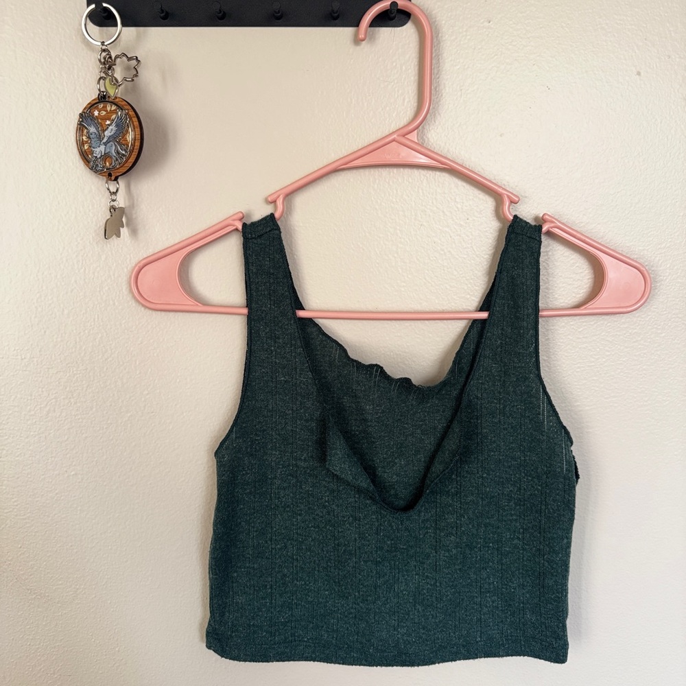 Elegant Green Tank Top